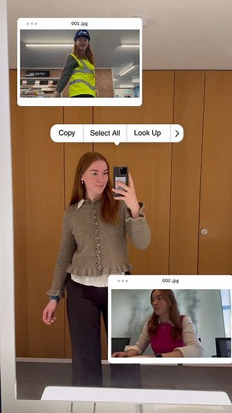 POV: the comparison of my corporate job 👩‍💻 vs being a building surveyor 👷‍♀️ One day I’m in the office taking calls, replying to emails and doing desktop surveys… The next I’m on a construction site in a hard hat, inspecting buildings and climbing ladders. Same job, completely different days – and that’s why I love it. 🏗️ #buildingsurveying #corporatelife #buildingsurveyor #construction #rics