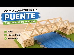 How to build a bridge with popsicle sticks