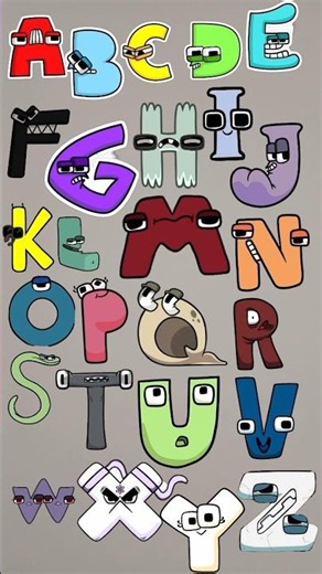 Alphabet lore song A to Z fun learning #art #colorfulletters #viral #alphabetloresong #satisfying