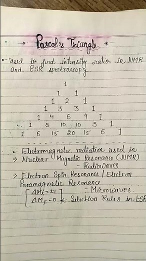 Pascal's triangle 🧪⚗️