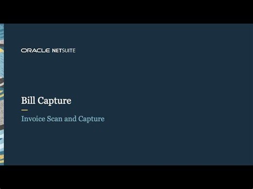 NetSuite Bill Capture | Vinay Adhyapak