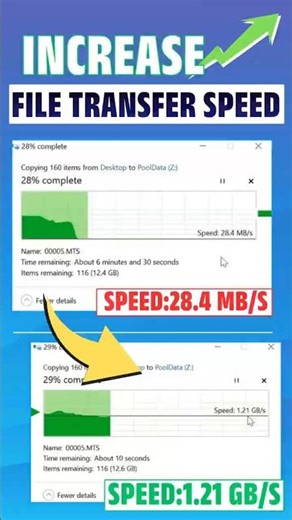 PC/Laptop पर फ़ाइल ट्रांसफर स्पीड कैसे बढ़ाएँ? | Increase Data Transfer Speed on Windows PC