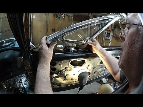 66 Mustang Betsy - Assemble 4 - Installing Door Glass & Vent Window