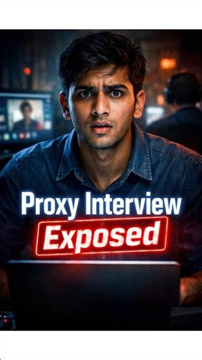 Proxy Interview Exposed | Lip-Sync Interview Scam in IT Jobs #shorts #telugu #ProxyInterview #ITJobs
