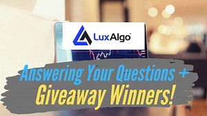 Answering your questions about Lux Algo + giveaway winners announced!