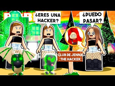 TIENEN UN CLUB *SOLO DE JENNA LA HACKER* y ME DISFRAZO PARA DESCUBRIR SU SECRETO en ADOPT ME ROBLOX😨