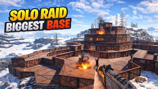 Solo raid: Taking on the biggest base in the server