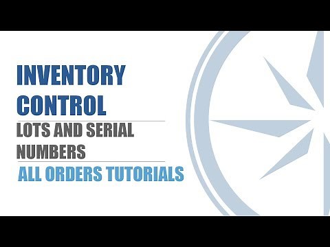 Lots and Serial Numbers - All Orders - QuickBooks Inventory
