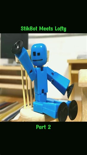 StikBot Meets Lofty #meets #shorts #lofty