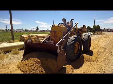 Allis Chalmers TL12 Grading repowered with Detroit 353