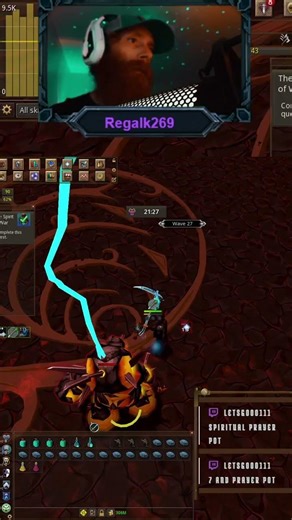 Wave 27 and I'm running out of supplies #runescape #rs3 #grind