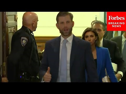 BREAKING NEWS: Eric Trump Tells Reporters, 'It's Going Well' After Testifying During NYC Fraud Trial