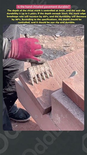Manual chiseling technique for multiple facets of stone #diy #clever #skills