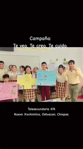 Jornada de concientización sobre la gravedad del abuso sexual y el maltrato infantil: “Te veo, te creo, te cuido”* Este vídeo es la primera parte de la jornada implementada en la ETV 476. El segundo y tercer paso es difundir en los hogares y comunidad! Pronto compartiremos la campaña completa!! *Te veo, Te creo, Te cuido* Para el centro escolar es: Te veo → Reconozco tu existencia, presto atención a lo que vives, no te ignoro. Te creo → Valido tu palabra, confío en tu relato y no lo minimizo. Te