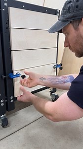 The award winning Rockler Drawer Front Installation Clamps hold drawer fronts firmly in position on the drawer box while you drive the screws. With their dual clamp heads and micro-adjustable stops, the Rockler Drawer Front Installation Clamps make getting perfect alignment a cinch. The thin frame profile allows you to close the drawer while the clamp is still on, making it easy to check your alignment with adjoining drawer faces. Once the micro-adjusters are set, you can work your way through a