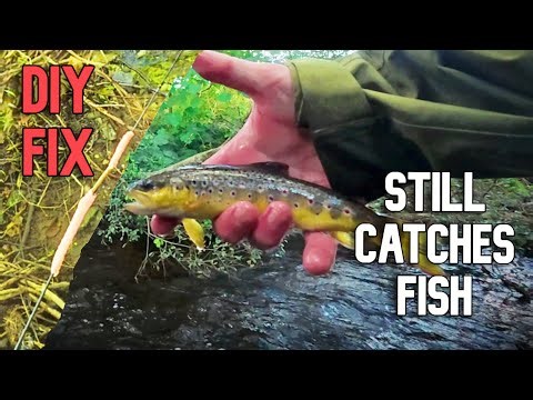 My Ultralight Rod SNAPPED… Fixed It & Caught Fish