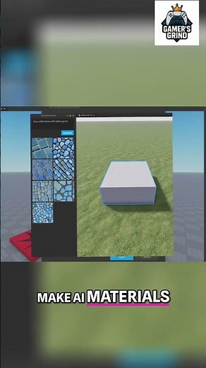 Roblox Studio Beta Features: AI-Generated Materials! #shorts
