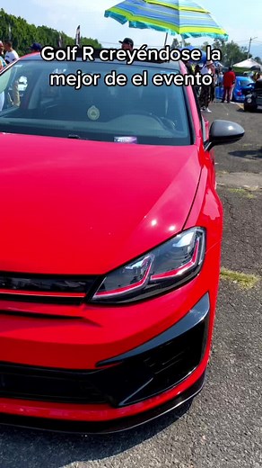 Vibrant Car Showcase Featuring Volkswagen Golf Models