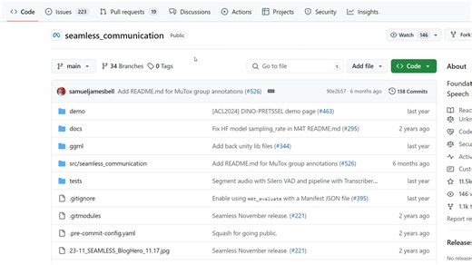 音视频翻译技术分享（一）-- 端到端翻译模型 seamless_communication