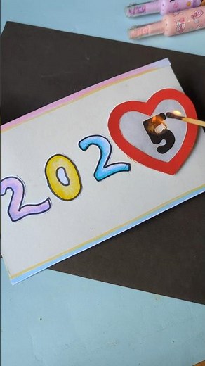 New year card 2026/new year greeting card #newyear2026 #greetingcard #youtubeshorts #shorts #newyear