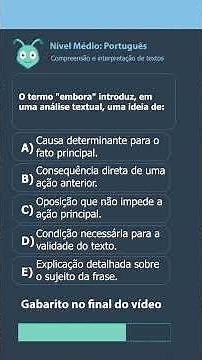 Concurso nível Médio, Português, Compreensão e interpretação de textos