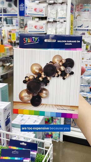 DIY with no fuss 🤩🎈 Party like a pro with Spotlight's new Balloon Garland kits and save with our everyday low prices! Shop kits & accessories now, and follow our YouTube tutorial for easy-to-follow steps! https://bit.ly/43rw0ED | Spotlight