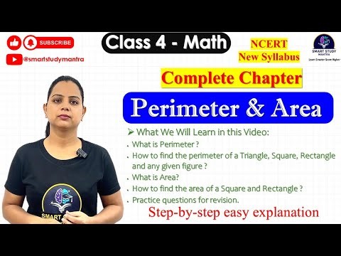 Perimeter & Area, Class 4 Math | Master with Fun & Simple Learning | CBSE / NCERT #perimeterandarea