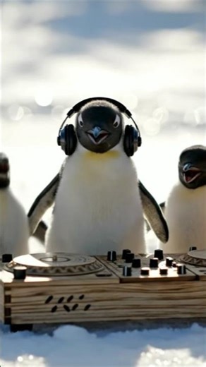 These penguins are living their best life! ✨🐧 #trending #cuteanimals