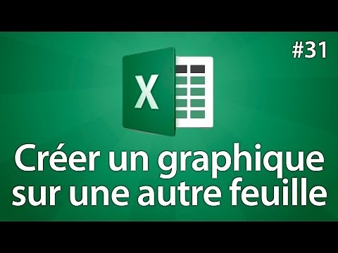 Excel 2016 - Créer un graphique avec des données d'une autre feuille - Tuto #31