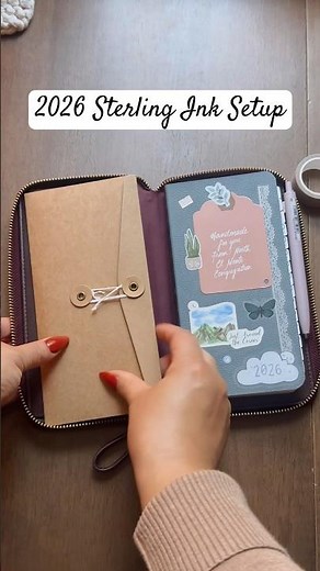 My Sterling Ink Setup #sterlingink #sterlinginkcommonplanner #commonplacebook #plannersetup