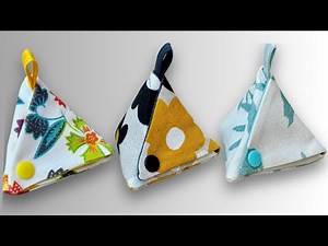 Haga Monedero Triangular Fácil Por 10 Minutos / Fácil y Rápido