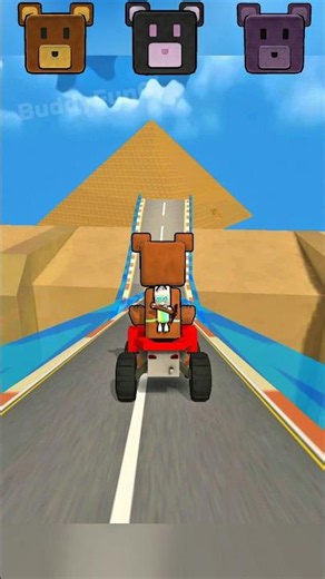 Vehicles Ramp in Super Bear Adventure #superbearadventure