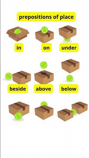 Prepositions of Place: UNDER, BESIDE, ABOVE, BELOW & More | Learn English Fast #vocabulary