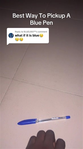 Replying to @BLUELINX™ #lifehack #react #reaction #bluepen #blue