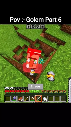 Pov :- Golem part 6 #minecraft