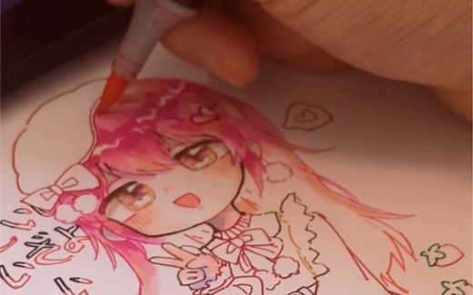 我的周末日常 画画and看动画片