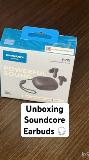 Unboxing Soundcore p20i (by Anker) earbuds, stop motion #unboxing in 2026