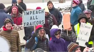 Presidents Day protests against Trump emergency declaration