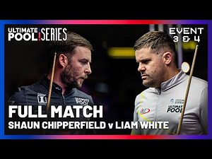 A BRILLIANT MATCH OF POOL !! | Liam White vs Shaun Chipperfield | Last 32 | Pro Series Event 3 2025