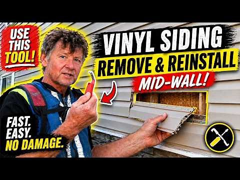How to Use a Vinyl Siding Removal Tool (Remove & Reinstall FAST)