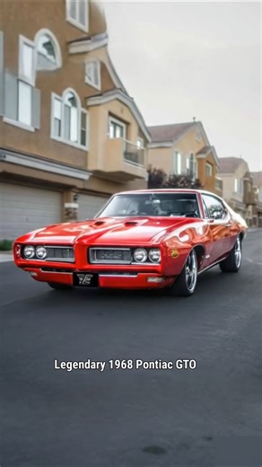 Legendary 1968 Pontiac GTO