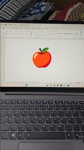 How to Insert 🍎 Apple Symbol in MS Word | Simple Emoji Shortcut 🍎🍏 #Shorts
