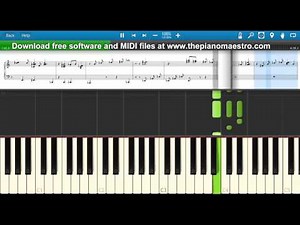 Let Me Hold You - Bow Wow ft Omarion -- piano lesson with Synthesia