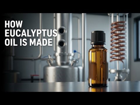 How Eucalyptus Essential Oil Is Made | Industrial Steam Distillation Process