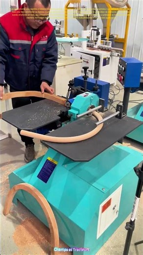 La machine à bâtons courbes en action : Comment la technologie transforme le bois en formes précises
