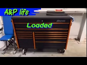 Experienced A&P mechanic toolbox tour Friday! Subscriber submitted! Snap-on box tour. Loaded