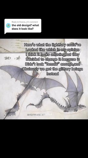 Original Light Fury Design Concepts and Art Gallery