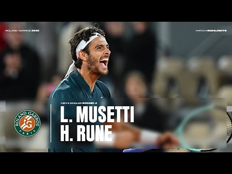 Highlights Musetti vs Rune Round 4 | Roland-Garros 2025