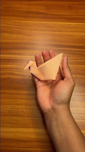 Cygne en origami