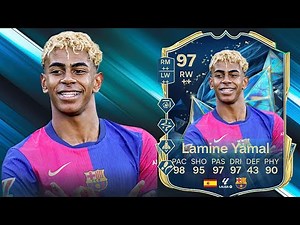 FC 25: LAMINE YAMAL 97 TOTS PLAYER REVIEW I FC 25 ULTIMATE TEAM